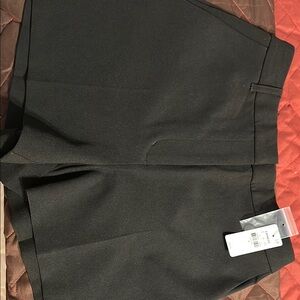 Black Tailored Shorts